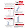 codiarts. Etiquettes à design pour 9 classeurs A4 à dos large - Motif : livres anciens reliés en cuir/livres anciens - Vintage -
