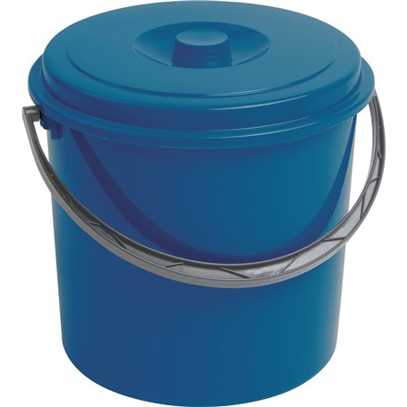Curver Seau multifonction de 12 l avec couvercle - Bleu
