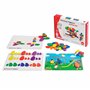 EDX Education 13206 Rainbow Pebbles Activity Set - Sorting and Stacking - Construction - Early Math Activity, 48 Pebbles and Fil