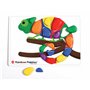 EDX Education 13206 Rainbow Pebbles Activity Set - Sorting and Stacking - Construction - Early Math Activity, 48 Pebbles and Fil