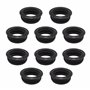 VARIOSAN 12388 Lot de 10 joints de rechange universels en caoutchouc noir système Geka