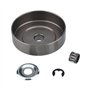 Pignon de Tambour d'embrayage 3/8" 6 Dents Rondelle Clip Roulement à Aiguilles Kit pour Stihl 017 018 021 023 025 MS170 MS180 MS