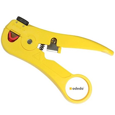Pince à dénuder odedo avec coupe-câble pour câble réseau