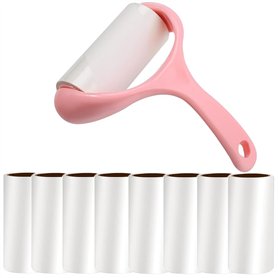 SWIHELP Rouleau Anti-Peluches,540 Feuilles,Anti-poussière, collecteur de Poils, Brosse pour vêtements et squames d'animaux. [1 M SWIHELP Rouleau Anti-Peluches,540 Feuilles