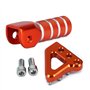 Fast Pro Plaque de pédale de frein arrière CNC + levier de changement de vitesse Shift levier pour 125-530 SX EXC XCF XC XCW SXF