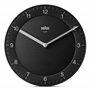 Horloge murale analogique classique Braun avec mouvement à quartz silencieux