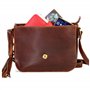 ALMADIH sac a main cuir véritable ELSA, sac bandoulière Marron Vintage, serviette sac porté épaule Messenger sacoche business or