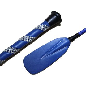 Prairie Horse Supply Jump Bat 45,7 cm inch Cravache d'équitation avec Manche en Fibre de Verre, Cuir Slapper, équitation English Prairie Horse Supply Jump Bat 45