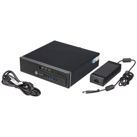 HP EliteDesk 800 G1 USDT Intel Core i5 256 Go SSD Platine 8 Go Speicher Win 10 Pro DVD Brenner C8N28AV Ultra Slim PC Mini Ordina