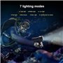 Lampe de Plongée sous Marine IPX8 Etanche 18000LM Lampe Torche sous l'eau 80m pour Photographie et Vidéo