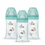 Lot de 3 Biberons DODIE Anti-Colique Initiation+ - Verre - 270ml - 0-6 Mois - Té 38,99 €