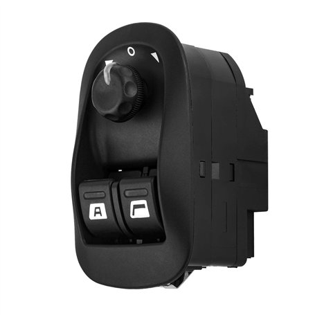 YAOPEI Bouton Leve Vitre 206 306 Commande de Rétroviseur 6554.WA Noir