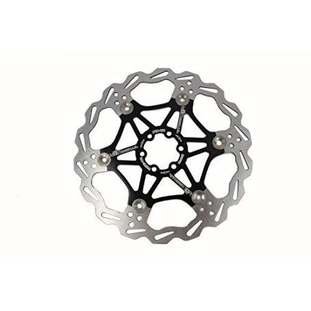 Snail Rotor de frein à disque flottant pour vélo 203 mm Noir