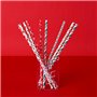 ALINK Lot de 200 pailles en papier biodégradables recyclables colorées pour Noël, anniversaire, mariage, fête