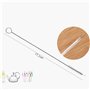 UU19EE 5pcs / lot Pinceau Brosse De Nettoyage en Acier Inoxydable Lavage Tuyau Paille Brosses Brosse Nettoyant pour Bouteille Ca