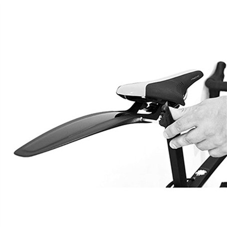 POLISPORT 8623600001 - Garde-Boue arrière S-Mud modèle Universel Court pour Gravel et vélos de Route avec Roues de 28" de Couleu