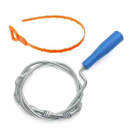 FOCCTS Déboucheur canalisation furet déboucheur de tuyau lavabo canalisations flexibles + le tuyaux d'évacuation wc deboucheur e