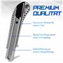 10x cutter professionnel en aluminium - ultra retractable résistant - anti-corrosion-cutter retractable lame de 18 mm avec 100 c