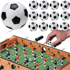 MINGZE 12pcs Balles Baby Foot, Balles de Rechange Foosball Officielle, Boules de Rechange de Baby-Foot de Football de Table de 3 MINGZE 12pcs Balles Baby Foot