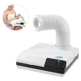 Collecteur de poussière de clou, 60W Strong Air Séchoir à air comprimé Rétractable Design de coude Fan Manucure Pedicure Machine Collecteur de poussière de clou