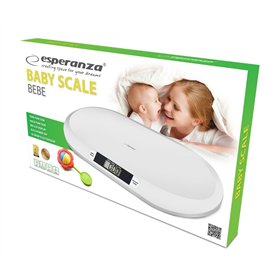 ESPERANZA Weighing scale Digital for Children BEBE EBS019 (Electronic White Color)