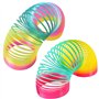 LIMEOW 2 pcs Ressort Jouet Ressort Magique Ressort Chat Rainbow Twirler Slinky Jouet Chat Ressort Petit Jouet Enfant lot Jouet M