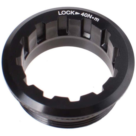 SHIMANO Anneau de Fermeture et entretoise CS-M9100/M81 Cyclisme Adulte Unisexe Argent (Argent)