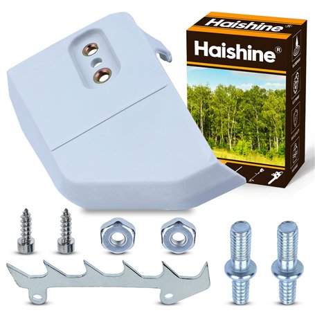 Haishine Couvercle de pignon de chaîne avec Crampon de Pare-Chocs pour STIHL 017 018 021 023 025 MS170 MS180 MS210 MS230 MS230 C