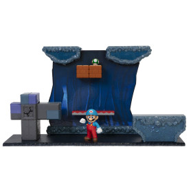 Nintendo Super Mario- Ensemble de Jeu avec Figurine Mario Le Monde sous-Terrain 9 piéces Nintendo Super Mario- Ensemble de Jeu avec Figurine Mario Le Monde sous-Terrain 9 piéces
