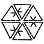 VGEBY Lot de 6 Supports triangulaires pour Boules de Billard