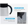 Luvan 800ML Carafe Thermique en Acier Inoxydable, Rétention Chaude Froide 12H (Blanc)