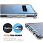 ProCase Galaxy S10 Étui, Housse de Coussin de Pare-Chocs TPU Clear Crystal Slim Clear avec Coins Renforcés, Coque Transparente R
