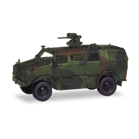 herpa Modèle Militaire Véhicule de Transport Tout-Protection (ATF) Dingo avec FLW 200