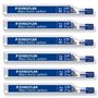 Staedtler Mars Micro Carbon 250 0.7mm 2B - Recharges de mine de crayon - 6 tubes/boîtes (72 dérivations) 2B