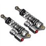 Dilwe 2pcs Amortisseur en métal pour SCX10 Axial D90 -4 1/10 RC Crawler Voiture