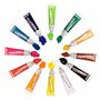 JOLLY Lot de 14 tubes de peinture à la gouache pour enfants - 14 tubes de 7,5 ml chacun - Multicolore - 105 ml