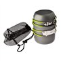 Batterie de cuisine Set de Casseroles et Poêles pour Camping de Cuisine pour Pique-nique/BBQ/Randonnée/Pédestre/Excursion – Vert