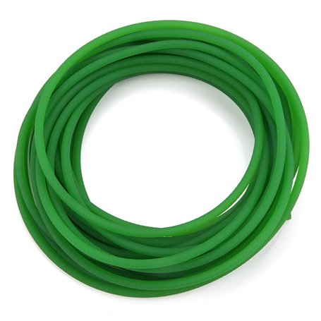 Courroie ronde en polyuréthane vert rugueuse PU poilue courroie ronde bande transporteuse à bande industrielle La courroie en O