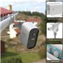 HOLACA Support de Gouttière Universel Compatible avec l'eufycam 1/2/2C/2C Pro/3/3C/E/S3 Pro, Arlo Pro 4/Pro 3/Pro 2/Ultra/Ultra 