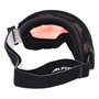 ALPINA BIG HORN QV - Masque de ski miroir, photochromique et à contraste amélioré avec protection UV 100% pour adultes, black ma
