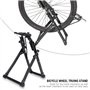 SOULONG Support d'Entraînement Vélo Pliable Trainer pour Vélo Intélligent en Alliage d'Aluminium pour Vélo Noir Convient pour Mé