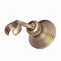 Garosa Support de pommeau de Douche Vintage Support fixé au Mur de Support de Bras de Douche en Laiton réglable en Laiton avec c