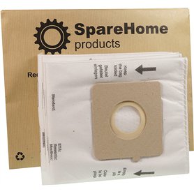 Lot de 10 sacs de haute qualité + 2 microfiltres ajustables pour aspirateur Moulinex Compacteo Accesimo, Carrefour et Orbegozo Lot de 10 sacs de haute qualité + 2 microfiltres ajustables pour aspirateur Moulinex Compacteo Accesimo