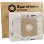 Lot de 10 sacs de haute qualité + 2 microfiltres ajustables pour aspirateur Moulinex Compacteo Accesimo