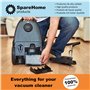 Lot de 10 sacs de haute qualité + 2 microfiltres ajustables pour aspirateur Moulinex Compacteo Accesimo, Carrefour et Orbegozo