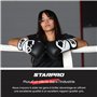 Starpro T20 Gants de Boxe en Cuir Synthétique. Gants de Formation Professionnelle en Muay Thaï, Kickboxing, Fitness et Boxercise