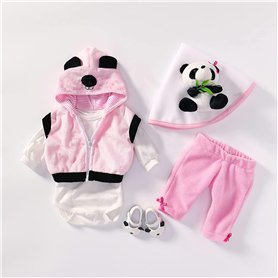 MineeQu 4 Convient 50-55CM Haute Qualité Nouveau-Né Poupées Robe Reborn Bébé Poupée Tous Les Vêtements en Coton MineeQu 4 Convient 50-55CM Haute Qualité Nouveau-Né Poupées Robe Reborn Bébé Poupée Tous Les Vêtements en Coton