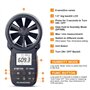 BTMETER HVAC Anémomètre CFM mètre BT-866A à main Numérique Compteur de Vitesse du vent pour 0,3 ~ 40 m/s, Temp, flux d'air, humi