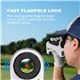 PeakPulse Télémètre Golf 660 Mètres avec Vibration de Verrouillage du Mât,6X Grossissement et Système de Mise au Point Rapide, L