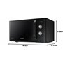 Samsung MS23K3614AK Comptoir - Micro-ondes (Comptoir, Micro-ondes uniquement, 23 L, 800 W, Rotatif, Noir)